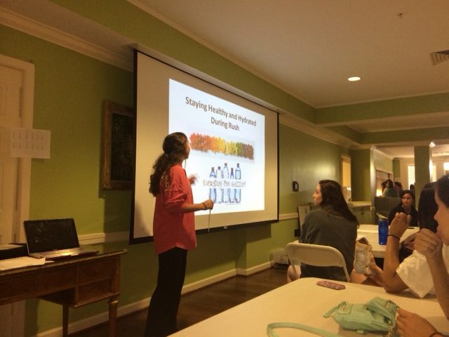 How to stay healthy and hydrated during rush