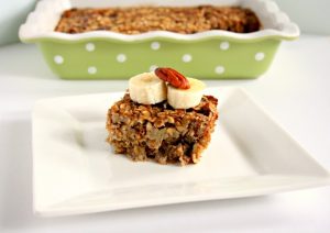 Baked Banana Bread Oatmeal