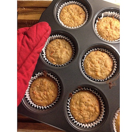 35 - Carrot, Coconut, and Brown Rice Muffins