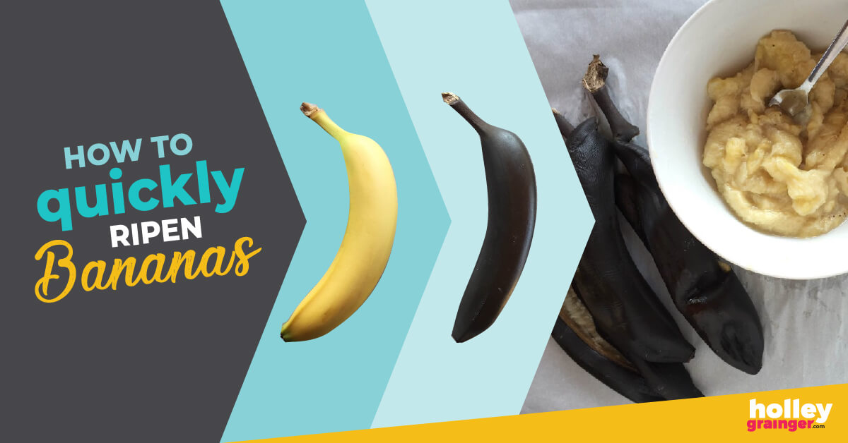How to quickly ripen bananas in the oven