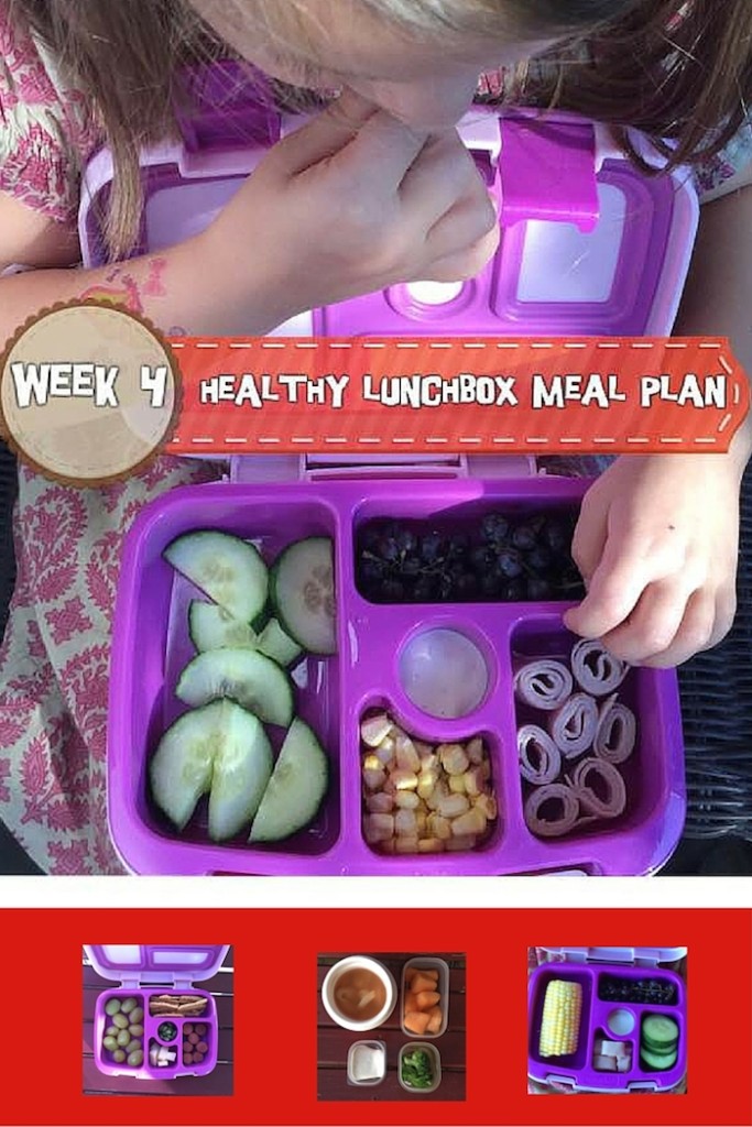 Healthy Lunchbox Meal Plan: Week 4 -- A week of delicious and easy lunchbox meals for your little ones.