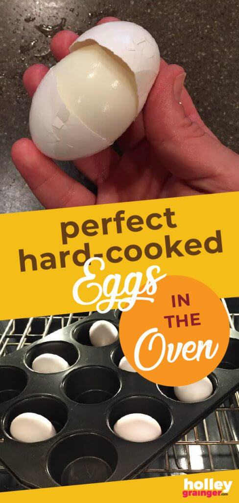 How to make perfect hard cooked eggs in the oven, from Holley Grainger