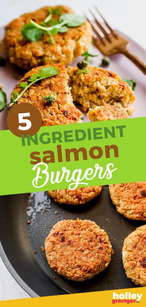 5-Ingredient Salmon Burgers from Holley Grainger