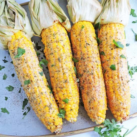Lightened Up Mexican Street Corn from Beautiful Eats and Things