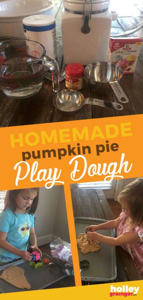 Pumpkin Pie Play Dough from Holley Grainger
