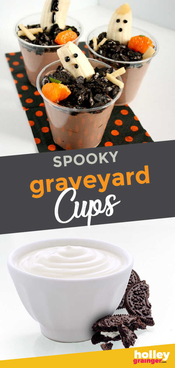 Spooky Graveyard Ghost Cups, from Holley Grainger