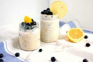 Blueberry Lemon Cheesecake Overnight Oats