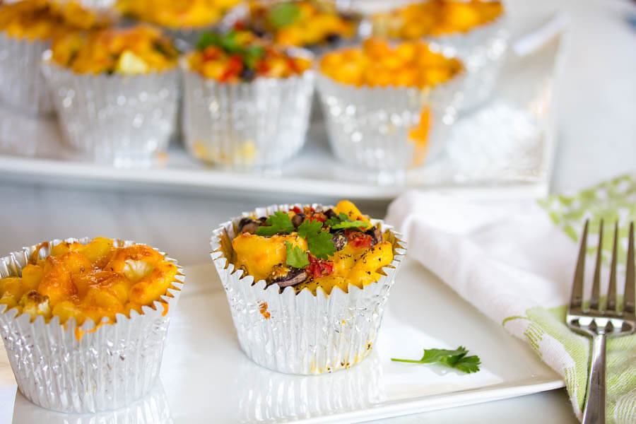 Choose Frozen Foods and Balance Your Plate with This Meal - Veggie Mac and Cheese Muffins