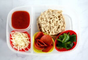 Healthier Lunchable Pizza Lunchbox
