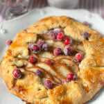 Pear Galette with Sparkling Cranberries from Holley Grainger