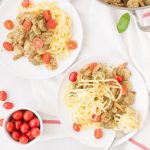 4-Ingredient Shrimp and Pesto Pasta