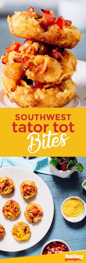Southwest Tater Tot Bites from Holley Grainger