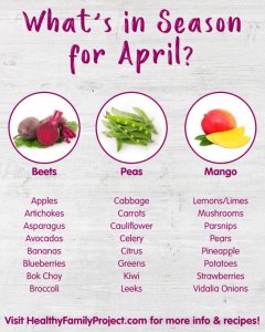 What's in season for April