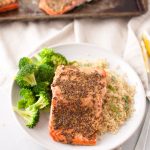Dijon Roasted Salmon Fillets by Holley Grainger