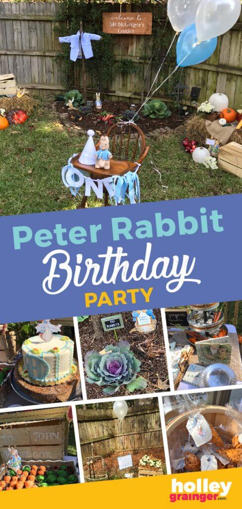 Host a Peter Rabbit Birthday Party from Holley Grainger