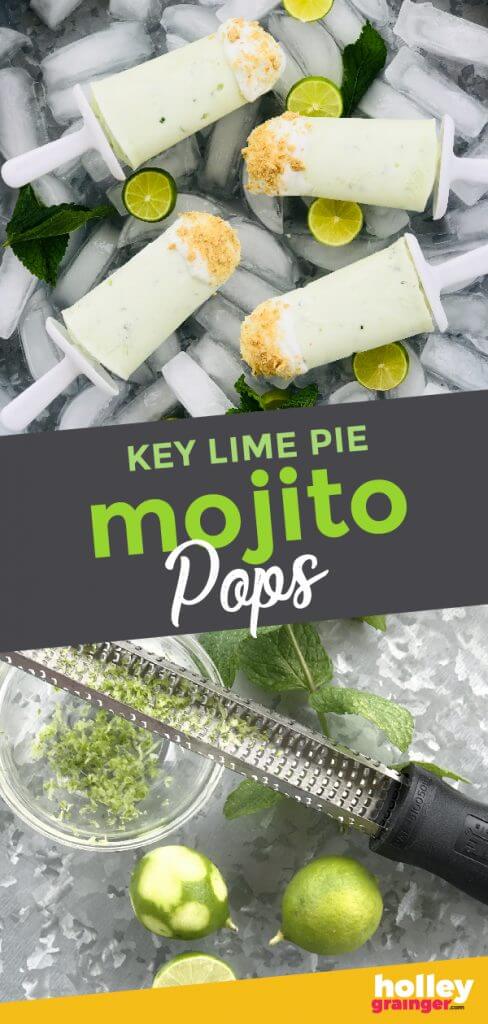 Key Lime Pie Mojito Pops from Holley Grainger