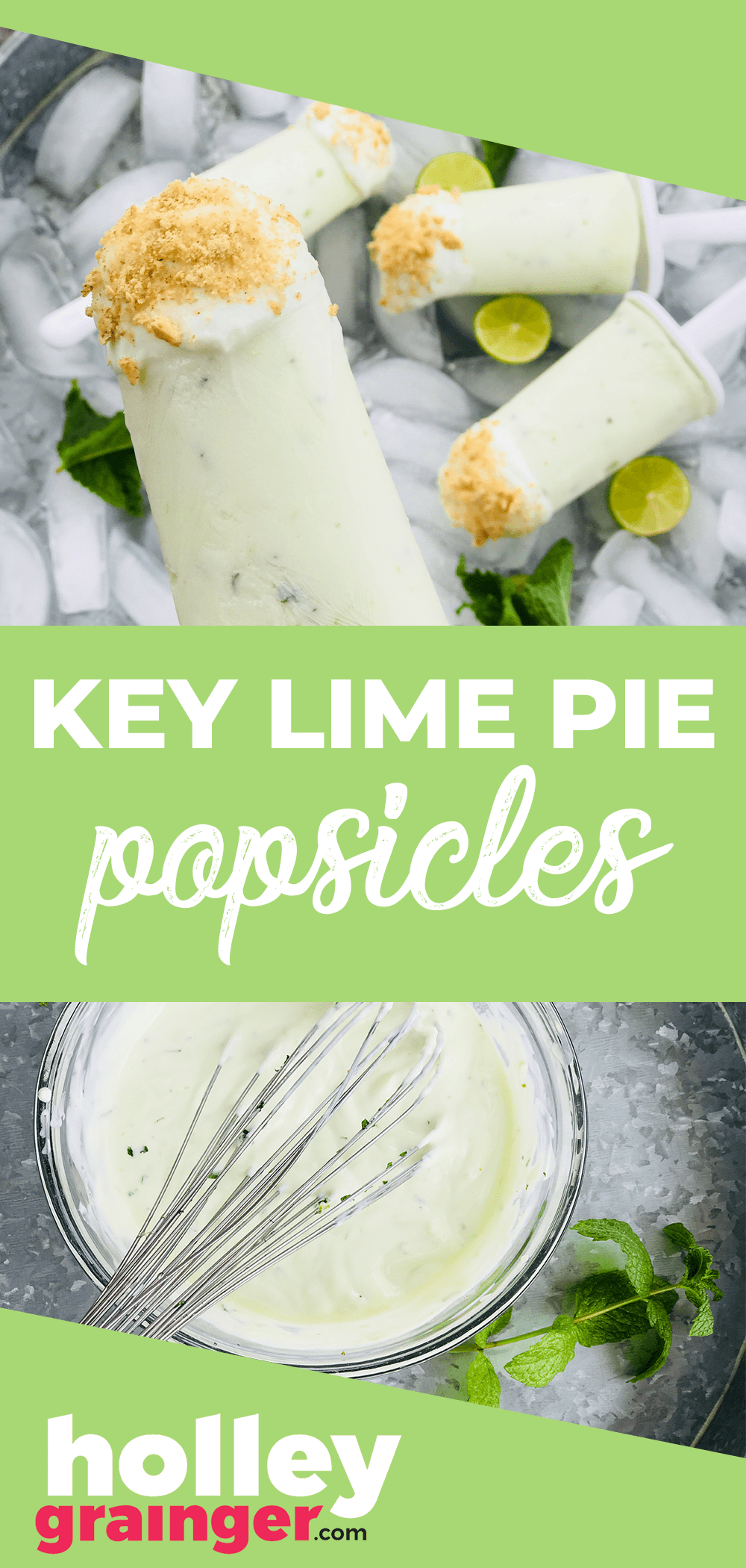Mojito Key Lime Pie Popsicles