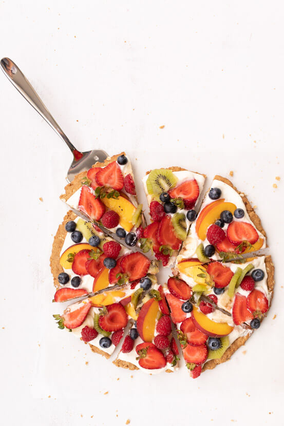 Healthy Fruit Pizza from Holley Grainger