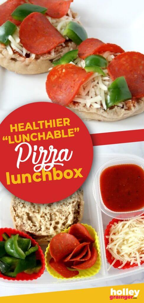 Healthier "Lunchable" Pizza Lunchbox from Holley Grainger