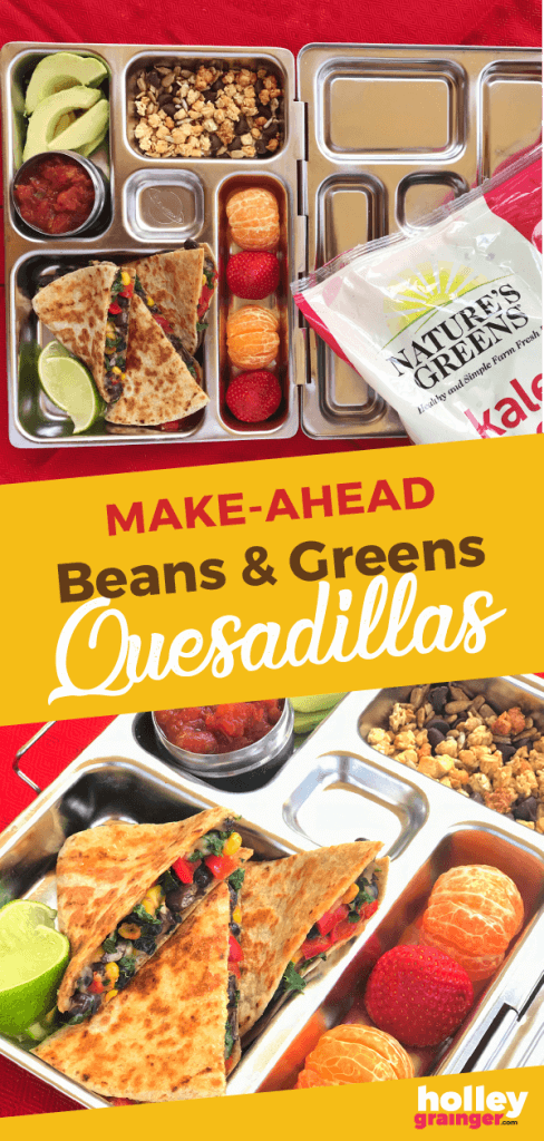 Holley Grainger Make-Ahead Beans and Greens Quesadillas
