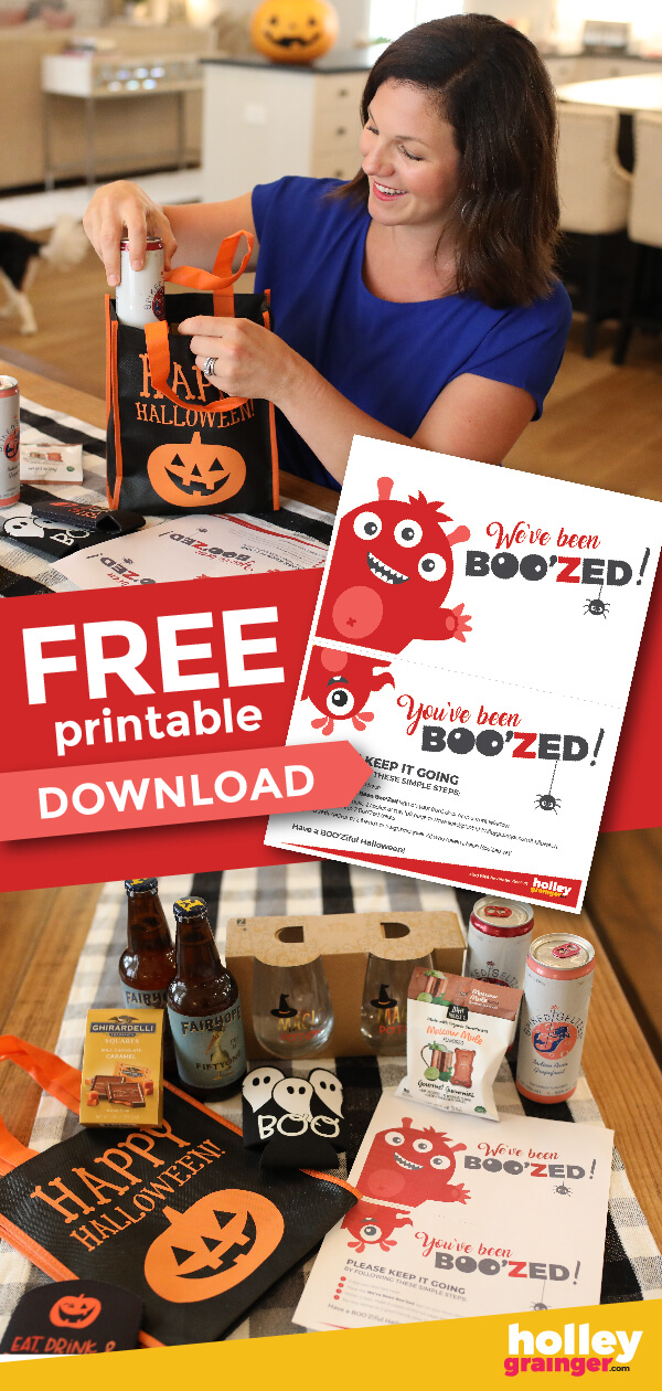 You’ve Been Boo’zed! Free Halloween Printable | Holley Grainger