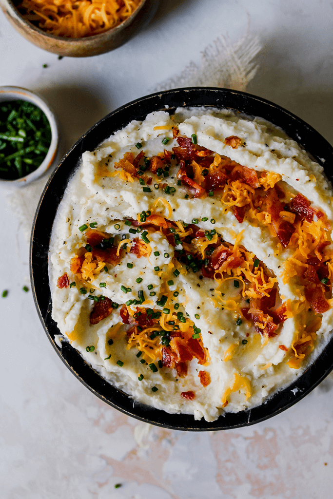 Shortcut Loaded Mashed Potatoes from Holley Grainger