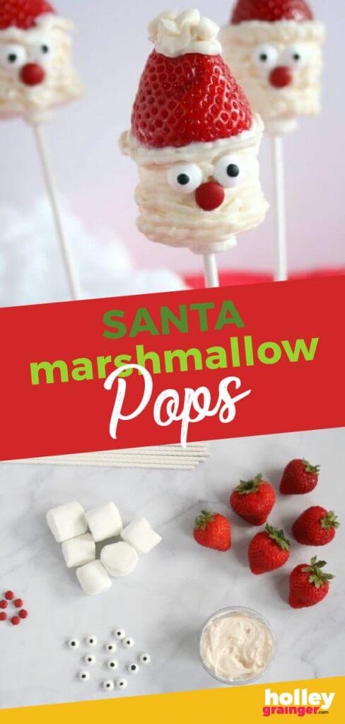 Santa Marshmallow Pops from Holley Grainger