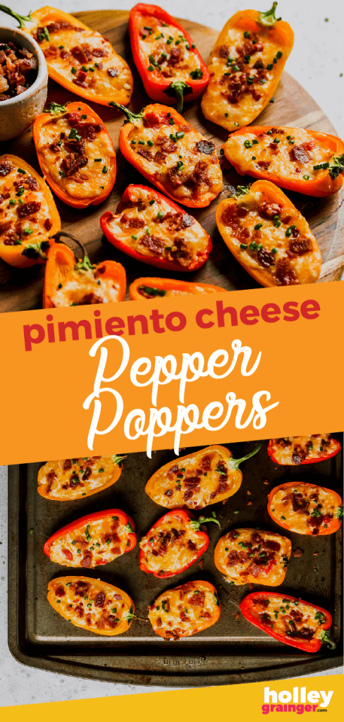Pimiento Cheese Pepper Poppers | Holley Grainger