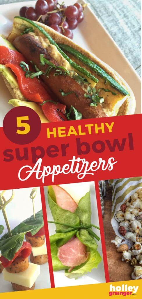 5 healthy super bowl appetizers #superbowl #partyfood #healthyappetizers