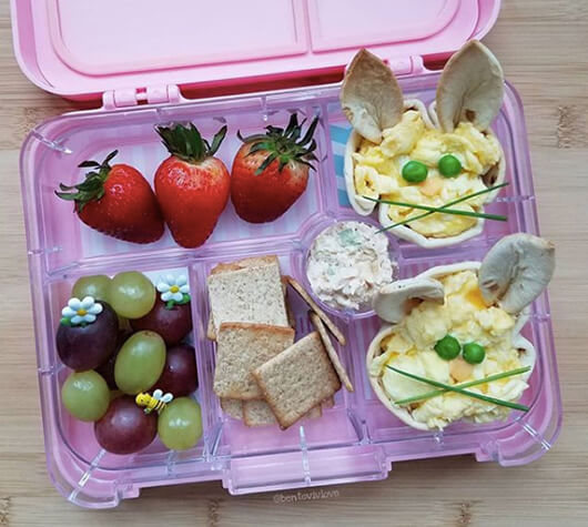 Easter Lunchbox Ideas gathered by Holley Grainger from bentovivlove