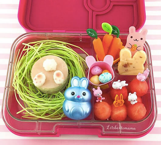 Easter Lunchbox Ideas gathered by Holley Grainger from letsbentomama