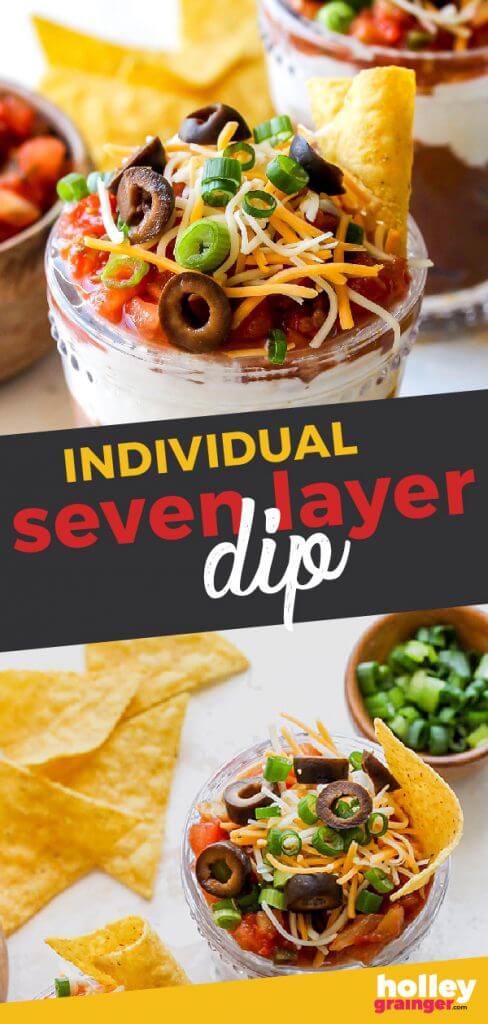 Individual Seven Layer Dip from Holley Grainger
