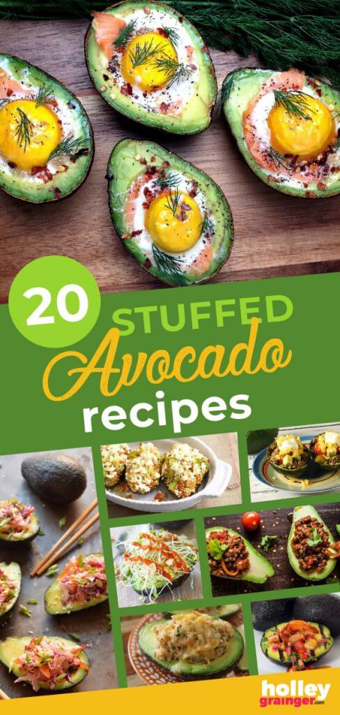 20 Stuffed Avocado Recipes from Holley Grainger
