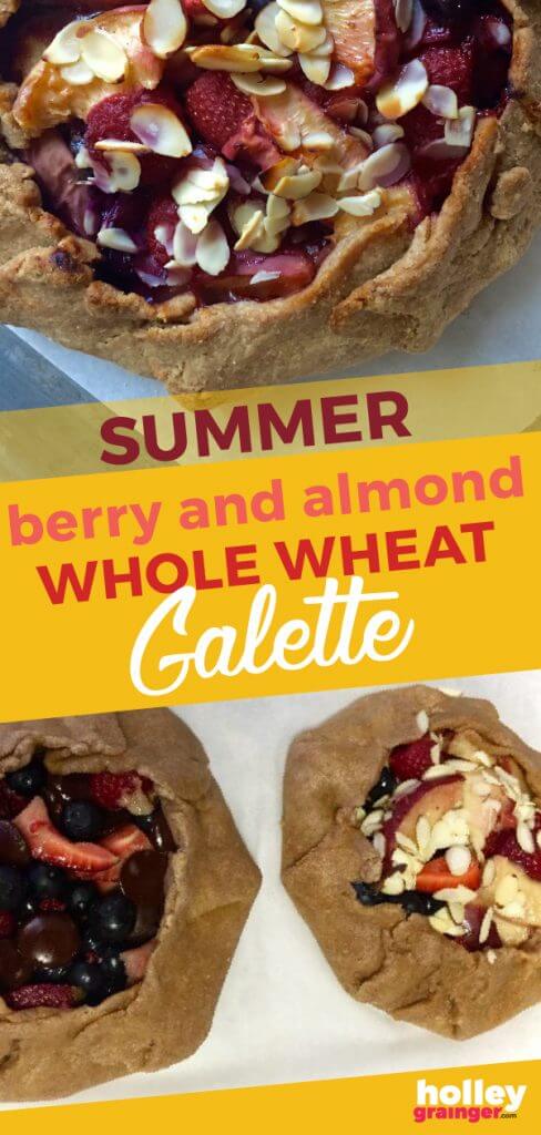 Summer Berry and Almond Whole Grain Galette from Holley Grainger