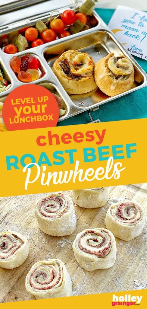 Cheesy Roast Beef Pinwheels from Holley Grainger