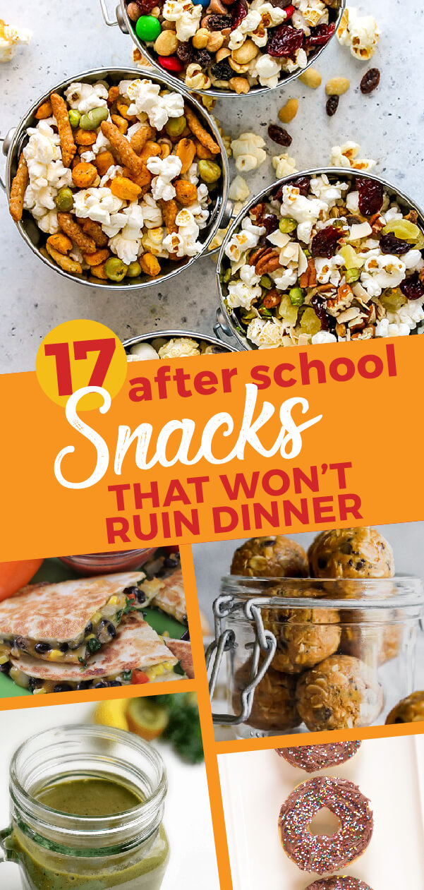 17 After School Snack Ideas that Won’t Ruin Dinner