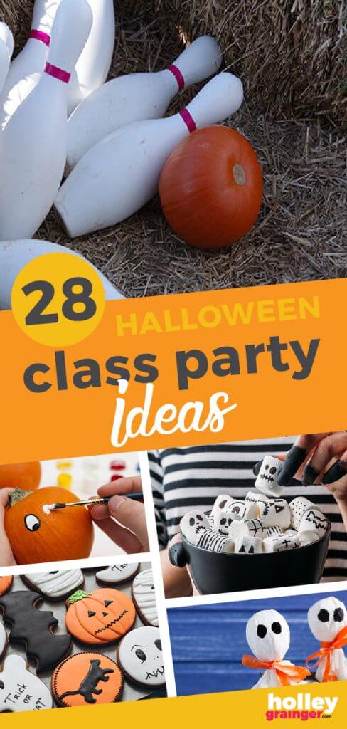 Easy Halloween Class Party Ideas from Holley Grainger