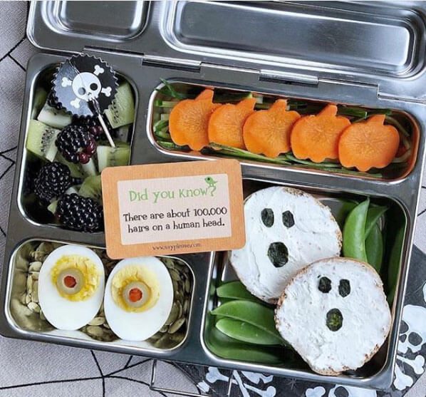 Halloween Lunchbox from @heather_kidskitchen