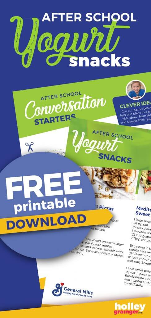 After School Conversation Starters Free Printable