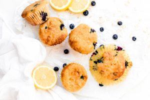 Lemon Blueberry Muffins from Holley Grainger