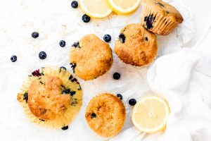Lemon Blueberry Muffins from Holley Grainger