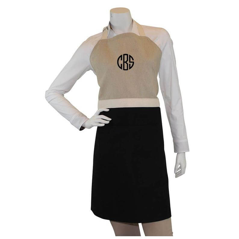 Monogrammed Apron for Woman