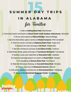 Summer Day Trips for Families in Alabama