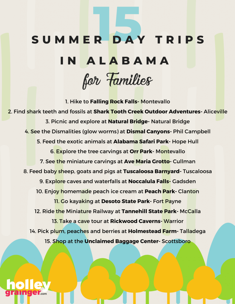15 Summer Day Trips in Alabama