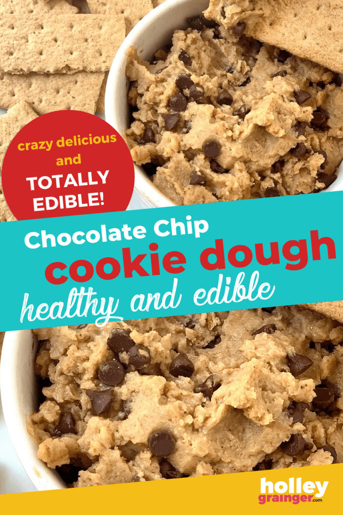 Healthy Edible Chocolate Chip Cookie Dough