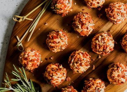 Bacon Pecan Pimiento Cheese Truffles from Holley Grainger
