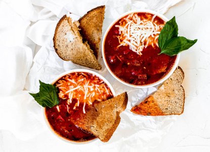 Kid-Friendly Pizza Soup from Holley Grainger